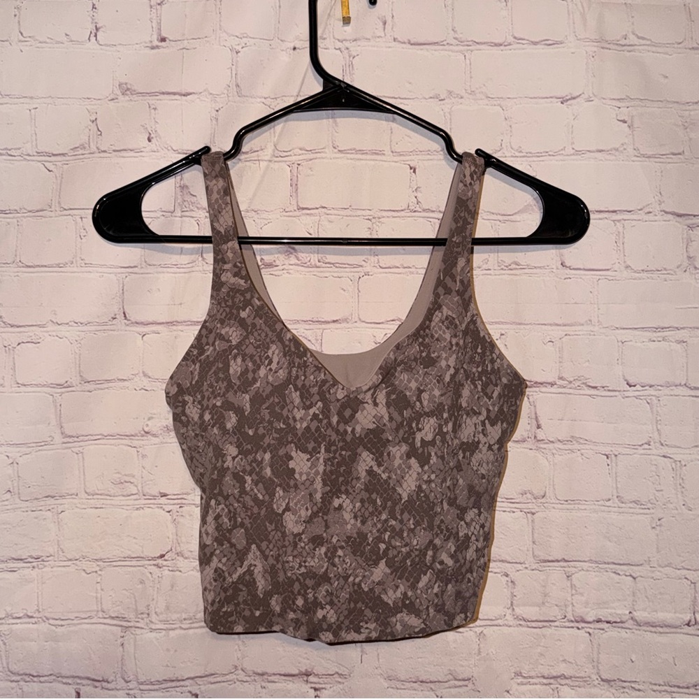 Lululemon Align Tank Top Hideaway Camo Lunar Rock Multi Size 4